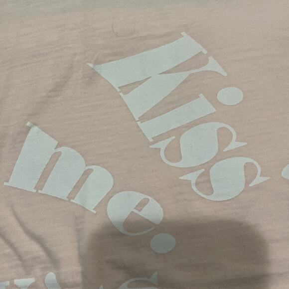 J. Crew Fitted "Kiss Me" crewneck T-shirt - Picture 9 of 9